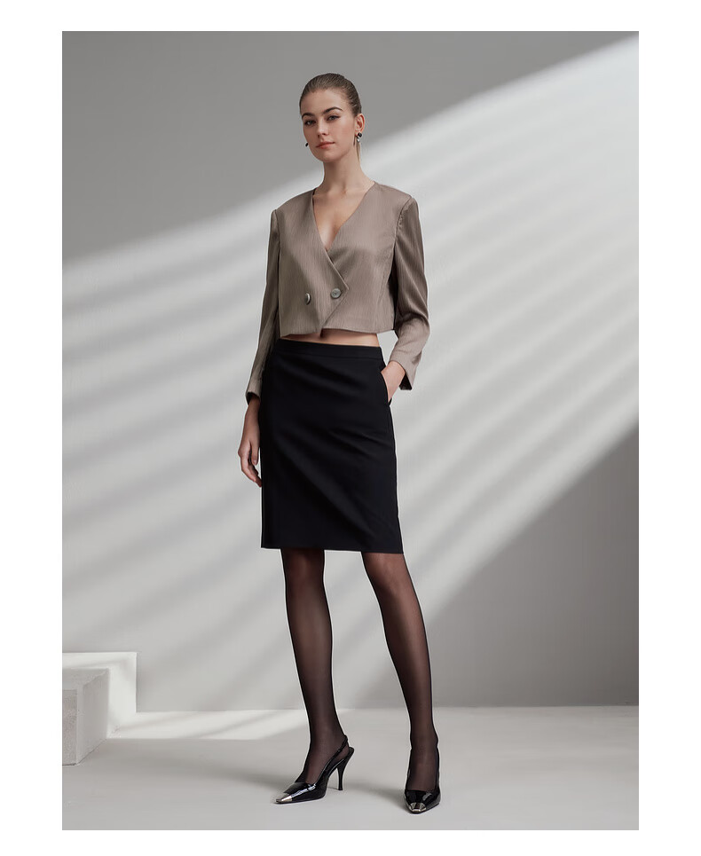 G2000 Easy-Care Pencil Skirt Women's Spring Summer Comfortable Business Office Skirt 14