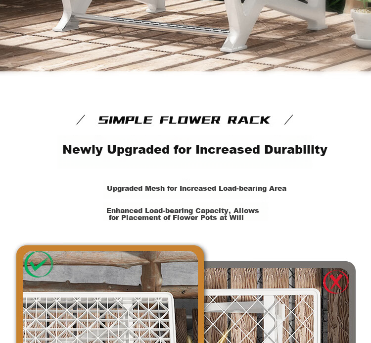 Anerya Flower Stand, Floor-Standing Balcony Indoor Home Living Room Storage Rack, Succulent Plant Display And Pot Shelf 7