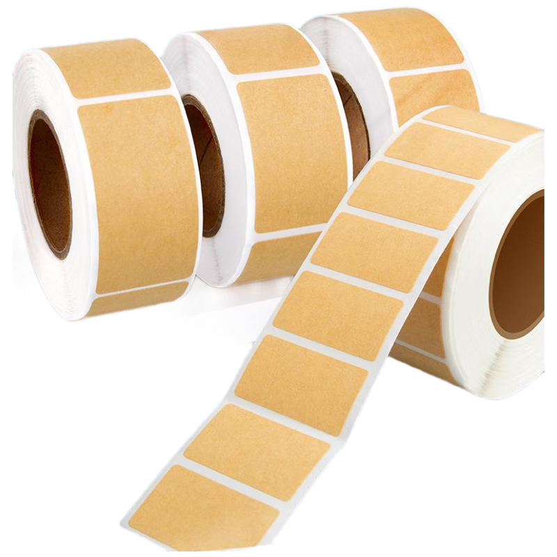 TANGO Kraft Paper Adhesive Sticky Notes Labels Writable Name Tags Marking Classification Large 25x40mm 320 Sheets