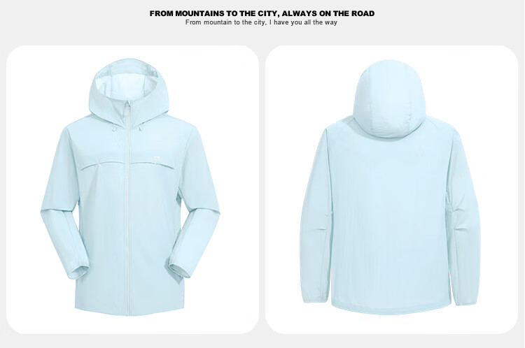 Pioneer Camp Suzaku Men's Summer Outdoor Lightweight Sun Protection Jacket Loose Hooded Coat UV Protection UPF50+ 26