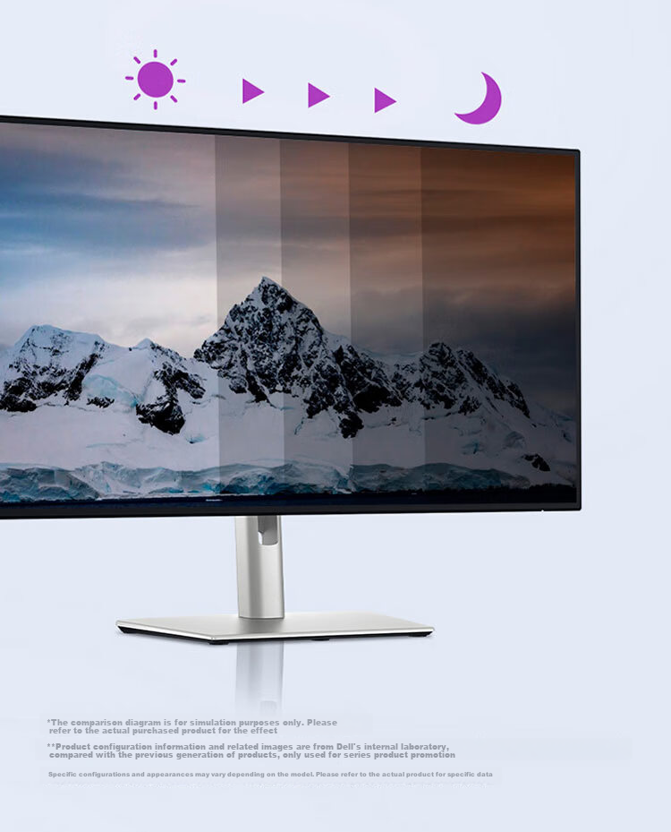 DELL UltraSharp 27-Inch 4K Monitor, IPS Black, 120Hz Refresh Rate, Blue Light Filter, Thunderbolt 4 Port, HDR600, Compatible with macOS, U2725QE 10