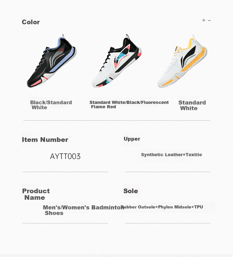 Li-Ning Badminton Shoes for Men And Women, Ground-Hugging Flight LITE Wide-Fit Training And Competition Badminton Shoes Second And Third Generatio 10