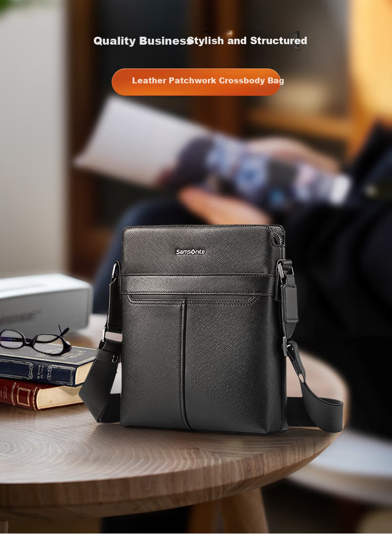 Xinxiuli Men's Multifunctional Shoulder Crossbody Bag, Fashionable Large Capacity Travel Messenger Bag, Birthday Gift, 45Q 2