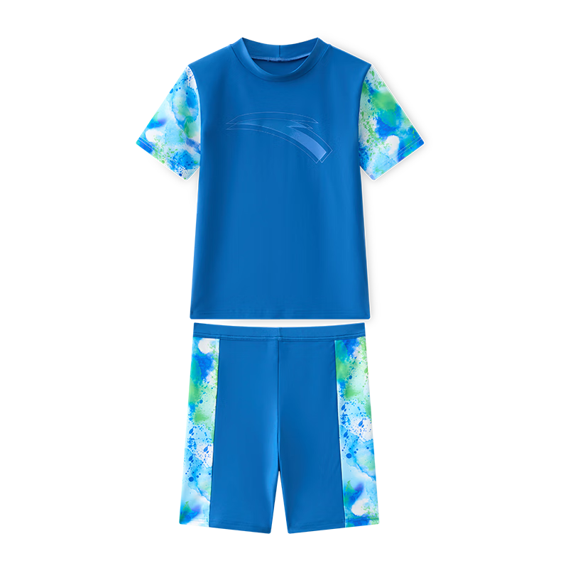ANTA Kids Boys 2026 New Split Style Swimwear Set Youth Professional Sports Training Swimsuit
