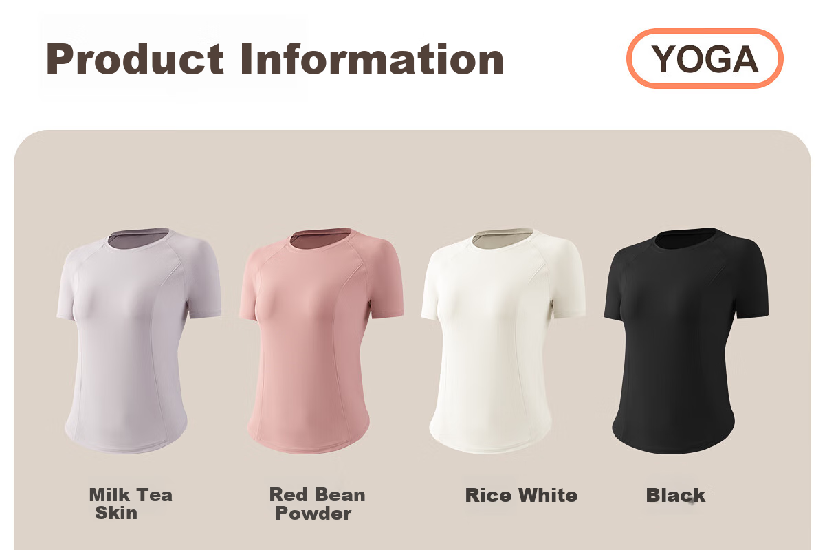 361° Women's Sports Fitness Yoga Top for Spring And Summer, Running Short-Sleeve T-Shirt, Stylish Quick-Dry Yoga Wear 25