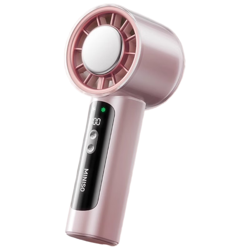 MINISO Handheld Mini Fan, Cooling USB Fan, 3C Certified, Long Battery Life, Semiconductor Cooling Fan, Portable, Compact, High-Speed, Powerful, Quiet, Handheld