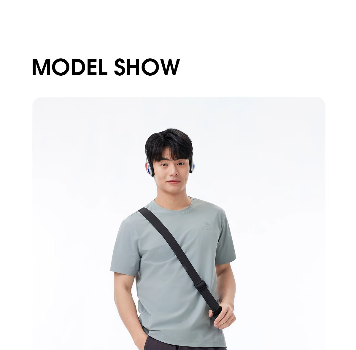 CAMEL Outdoor Quick-Dry T-Shirt for Men, Spring And Summer Short-Sleeve Round Neck Original Yarn Cool-Feeling Sun Protection Breathable Sweat-Absorbing Sports T-Shirt for Women, M 2