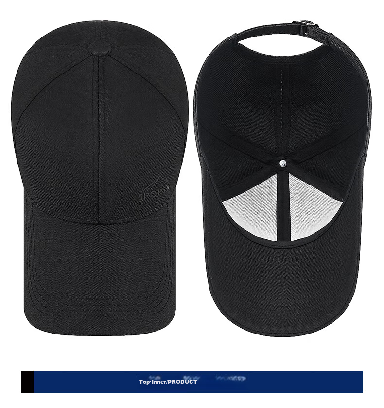 Jiancai Father's Day Gift Baseball Cap for Men And Women, Large Size Casual Versatile Fishing Sun Protection Breathable Extended Brim Cap 8