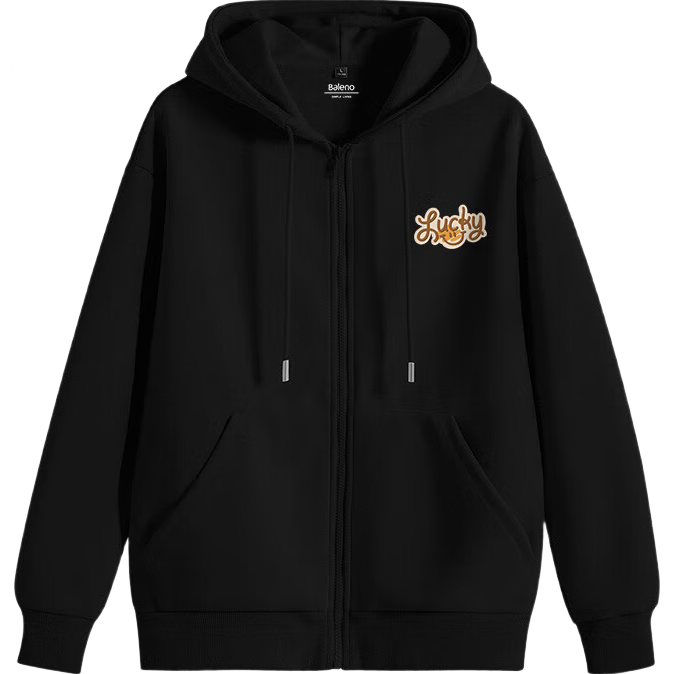 Baleno Hoodie for Men, Spring And Autumn Student Cardigan, Loose Versatile Casual Top, Youth Trendy Couple Hooded Jacket