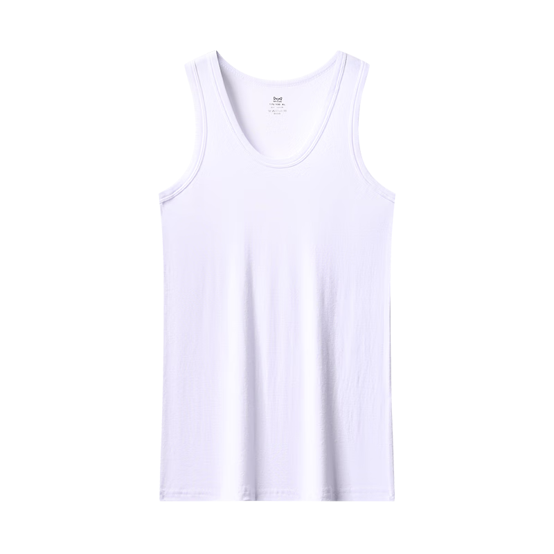 MiiOW Men's Pure Cotton Tank Top, Plus Size Sports Undershirt, Sleeveless Racerback Vest, Summer Antibacterial 7A