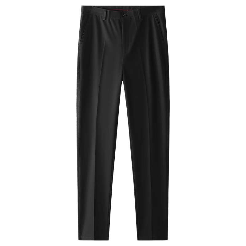FIRS [100% Cotton Skin-Friendly] Pure Cotton Dress Pants Men's Straight-Leg Trousers Dad's Cargo Business Loose Casual Pants