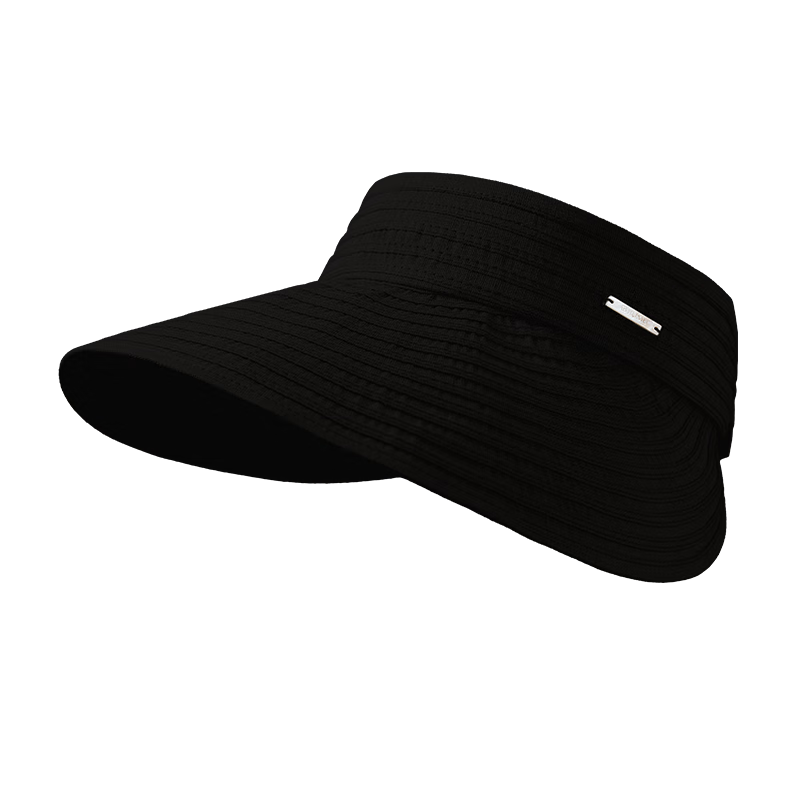 JIUMU Linen Sun Protection Hat for Women, Sunshade Cap, Open-Top Cooling Hat, Summer Mountaineering Face-Covering UV Protection Hat