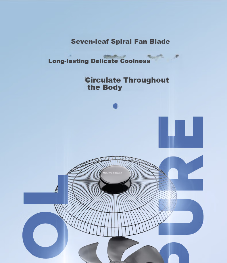 MeiLing Electric Fan/Floor Standing Fan Home Large Airflow Oscillating Industrial Aluminum Blade Fan Office Bedroom Commercial Energy Saving MPF-DL18612 14