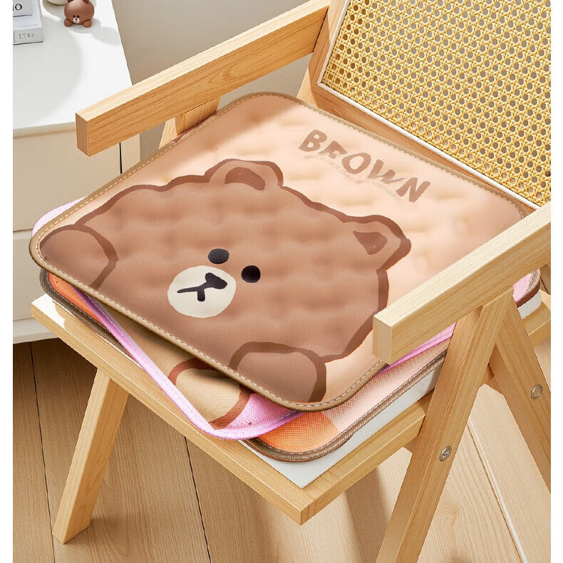 Fanyejia Car Seat Cushion, All-Season Universal Seat Pad, Office Ice Silk Breathable Cushion, Long-Sitting Cooling Pad, Student Chair Pad