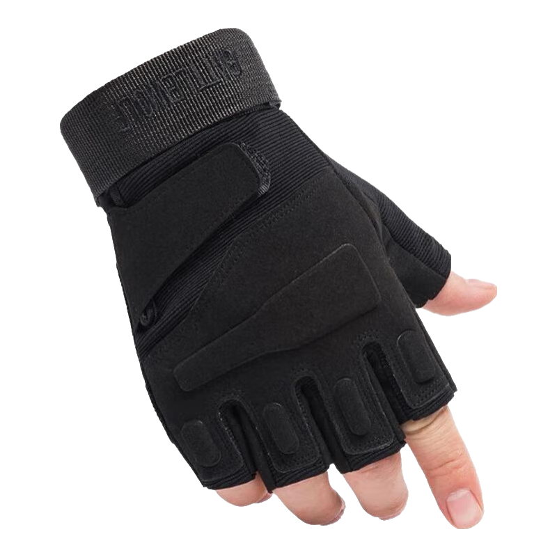 BWNK Half Finger Gloves Cycling Mountain Bike Climbing Anti-Slip Wear-Resistant Palm Gloves Size M