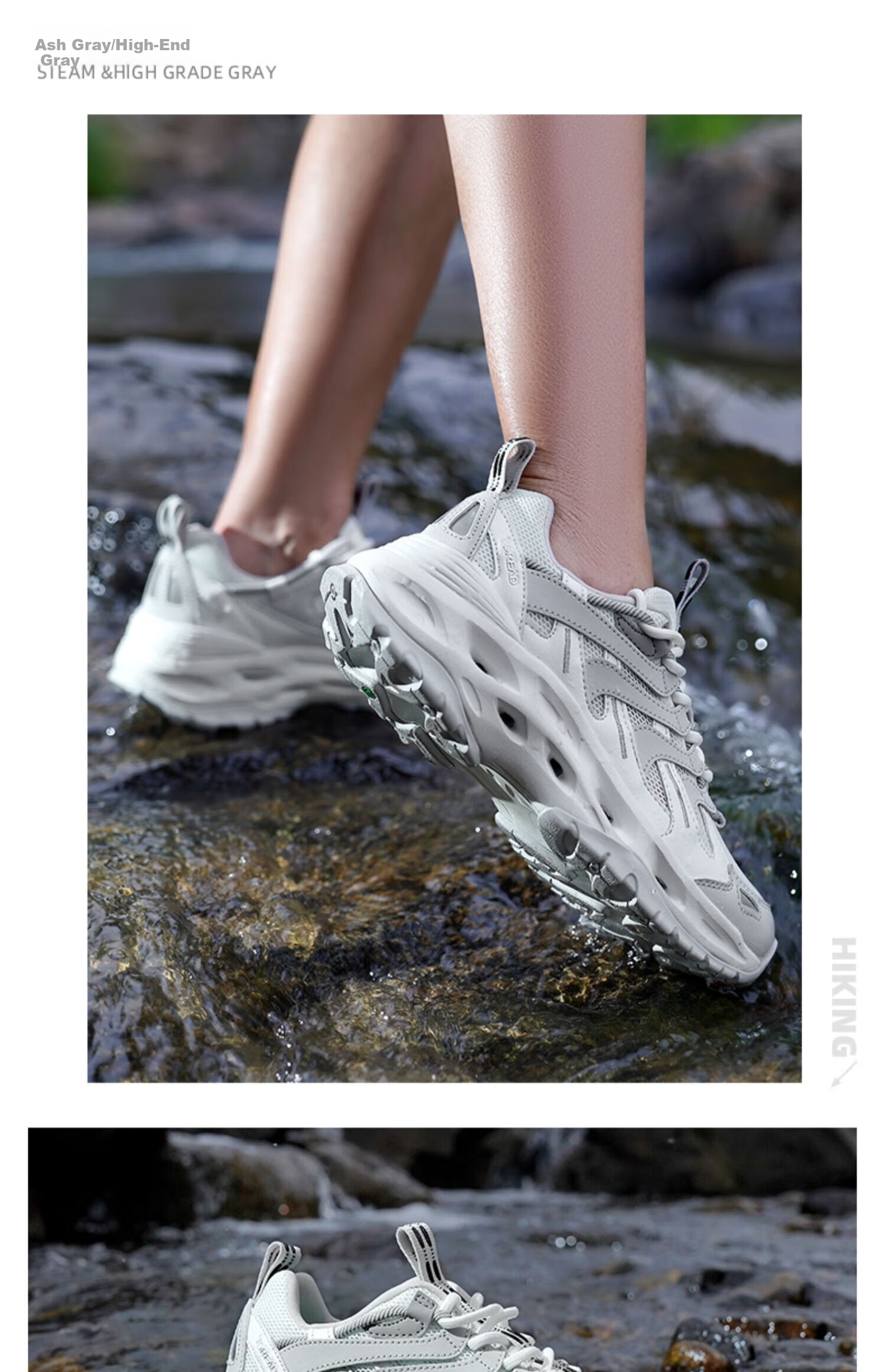 TOREAD Men's Water Shoes, Non-Slip Breathable Hiking Water Shoes, Outdoor Mountaineering Wear-Resistant Casual Sports Shoes TFEEBM81775 16