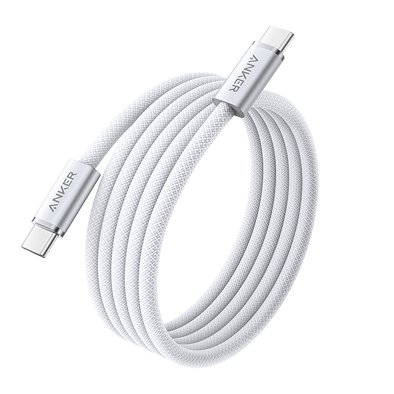 ANKE Anti-Dirt Cable [Rheinland Certified], 140W Dual-Head Type-C Apple Charging Cable, Suitable for IPhone18Pro/17/16/Huawei Computers And Car Fast Charging Data Cable