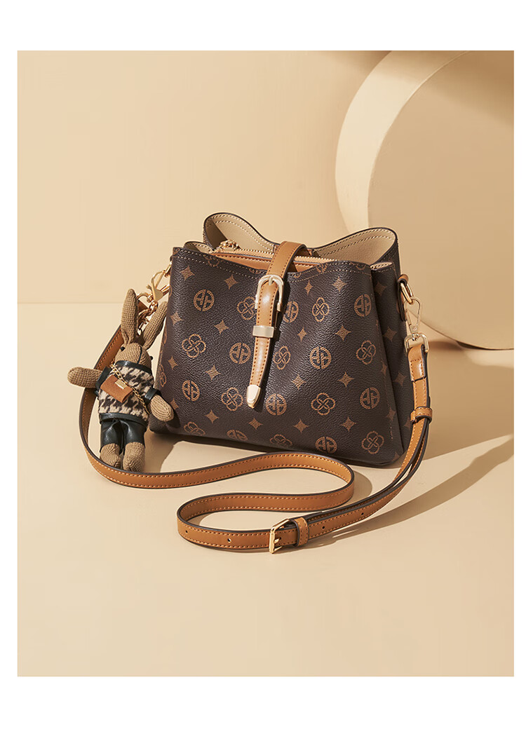 Aokang Large Capacity Vintage Crossbody Shoulder Bag Luxury Bucket Bag Birthday New Year Gift for Girlfriend Wife 3
