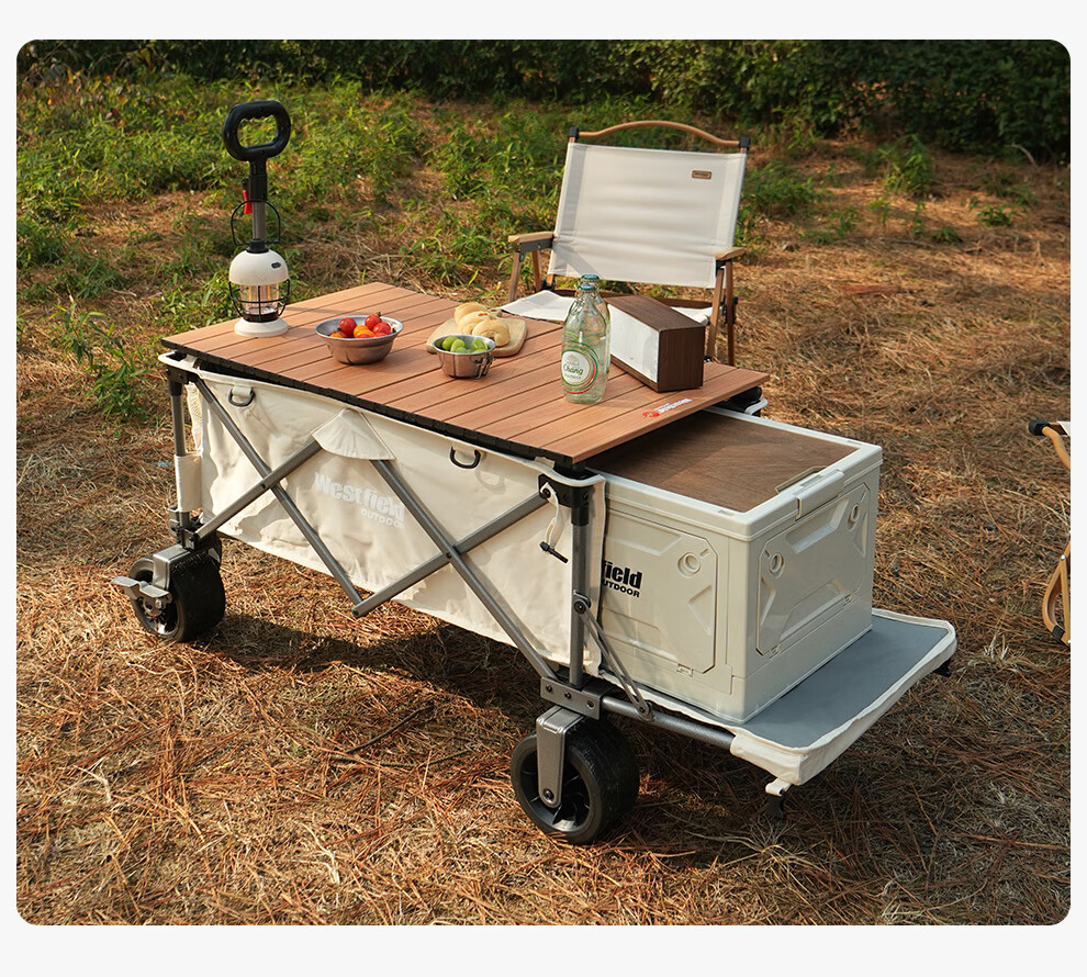 Westfieldoutdoor Aluminum Alloy Table Top Outdoor Camping Trolley Accessories 3
