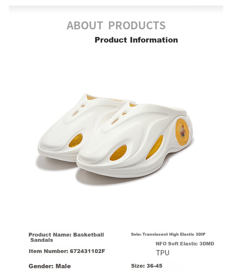 361° Men's Sports Sandals, AG Youjing 2 Summer Perforated Sandals, Outdoor Water Wading Slippers for Men, 672421103-17 5