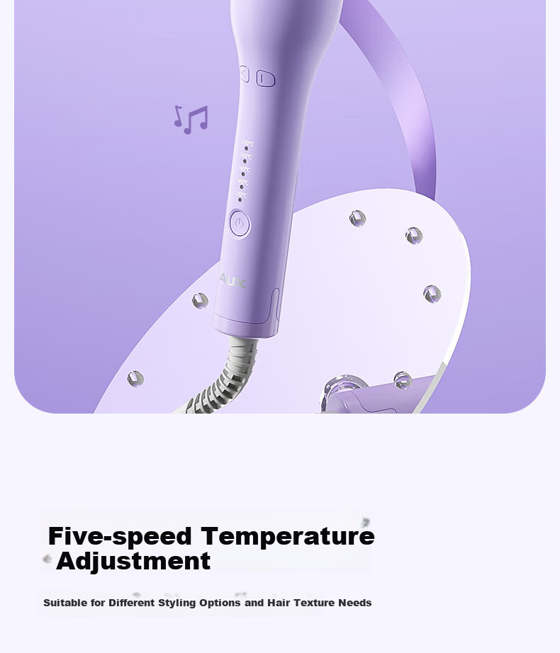 AUX Fully Automatic 36mm Ionic Hair Curler Electric Curling Iron Portable Large Waves for Women Gift 21