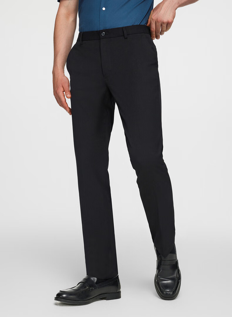 G2000 [Quality Comfort/mall Same Style] Men's Spring And Summer Business Commute Slim Fit Formal Dress Pants, Gray, Size 34 1