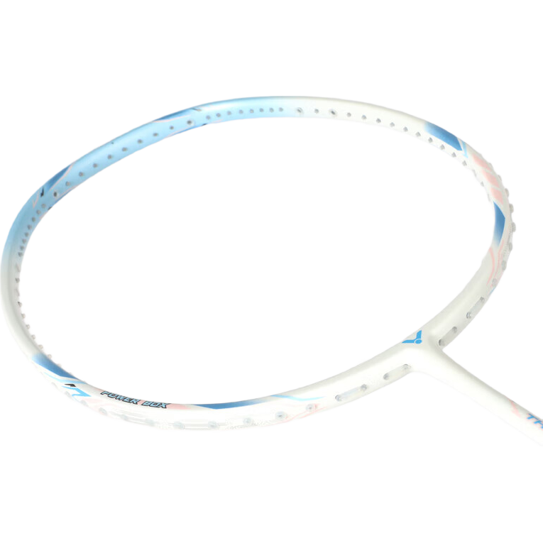 VICTOR Badminton Racket, Year of The Dragon, Full Carbon High-Tension Iron Hammer TK-HMRL EX/A/5U Yunfeng White, Strung Racket