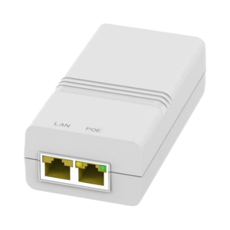 H3C 2.5G Single-Port Network Remote Ethernet Cable, High-Power PoE Power Supply, 55V/30W, Power Adapter Conversion Module, Compatible with Gigabit, Surge Protection, EWPAM1HPOE