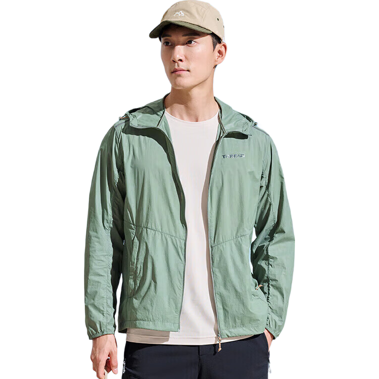TOREAD Spring And Summer Men's Outdoor Sun Protection Jacket, Water-Repellent, Breathable, UV-Resistant Skin Coat TAZZCL81315