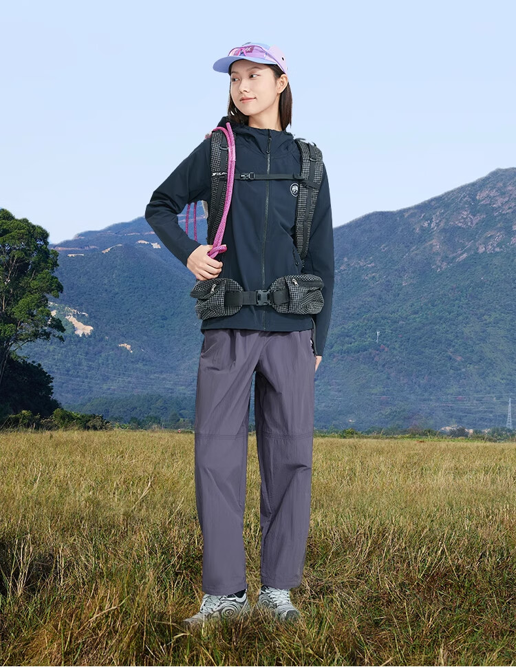 CAMEL Panda Outdoor Mountain Quick-Dry Tactical Pants for Women 2025 Cool Fashion Softshell Long Pants 8149 S 15