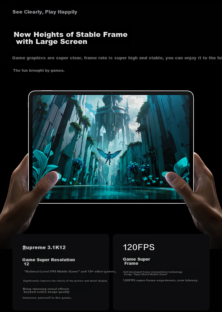 Vivo Pad5 Pro Ultra-Light Version, 16GB+512GB, Light Feather White, Subsidies, Blue Crystal × Dimensity 9400, 13-Inch Original Color Eye Protection Screen, Tablet Computer 11