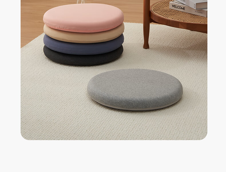 Youtengyouju YOTOK (Japan), Genuine Memory Foam Round Seat Cushion, Tatami Mat, Round Stool Chair Pad, Floor Mat 11