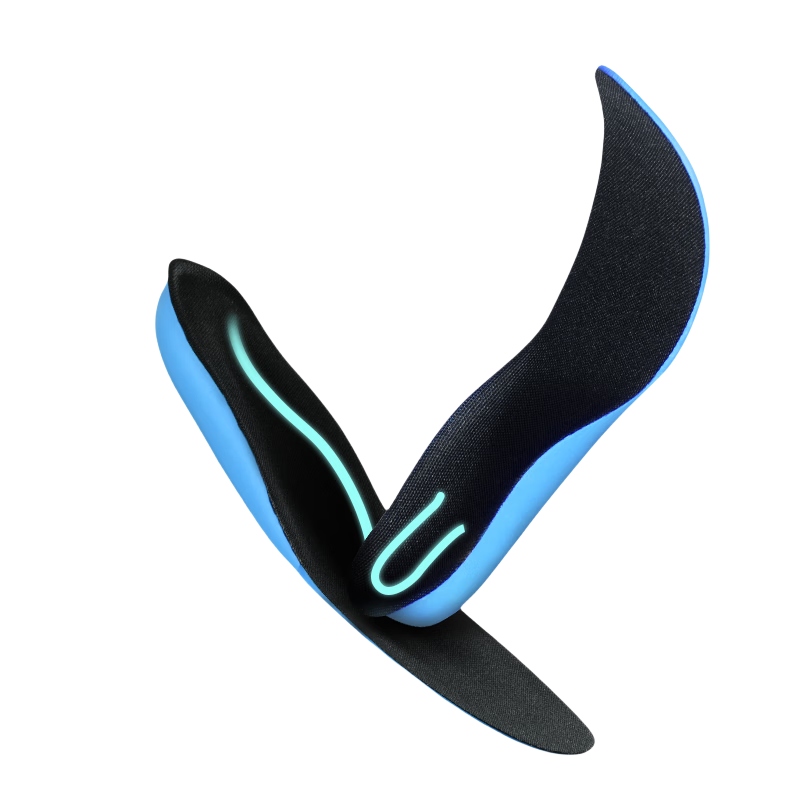 Eleft Ultra-Lightweight Invisible Height-Increasing Insoles for Men And Women, Shock-Absorbing Breathable Arch Support, Cuttable Leather Shoe Insoles, 1CM