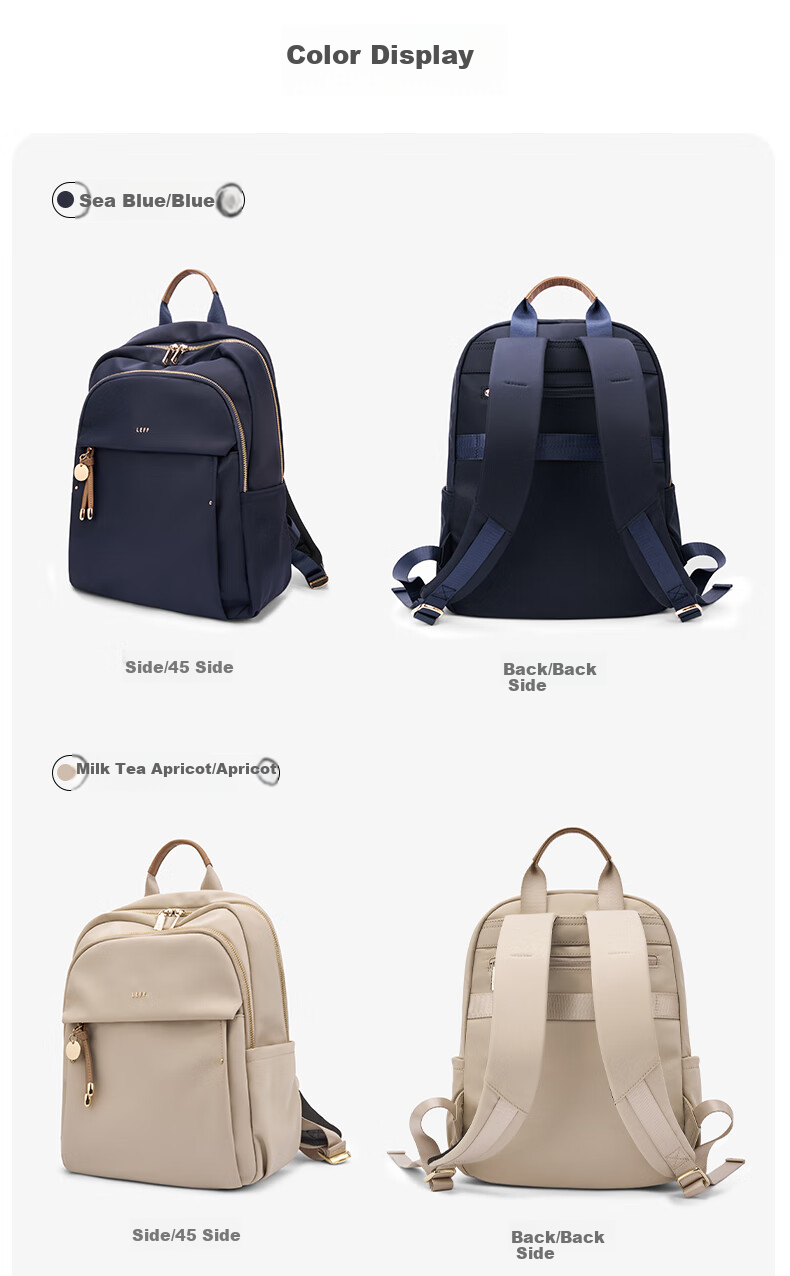 Laifu Backpack for Women, 2026 New Fashionable Commuter Casual Large Capacity Versatile Travel Backpack 13