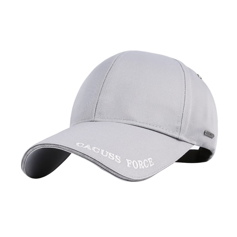 CACUSS Baseball Cap for Men, All Seasons, Large Head Circumference, Face-Slimming, Hard Brim, Sun Visor, UV Protection, Outdoor Versatile Hat