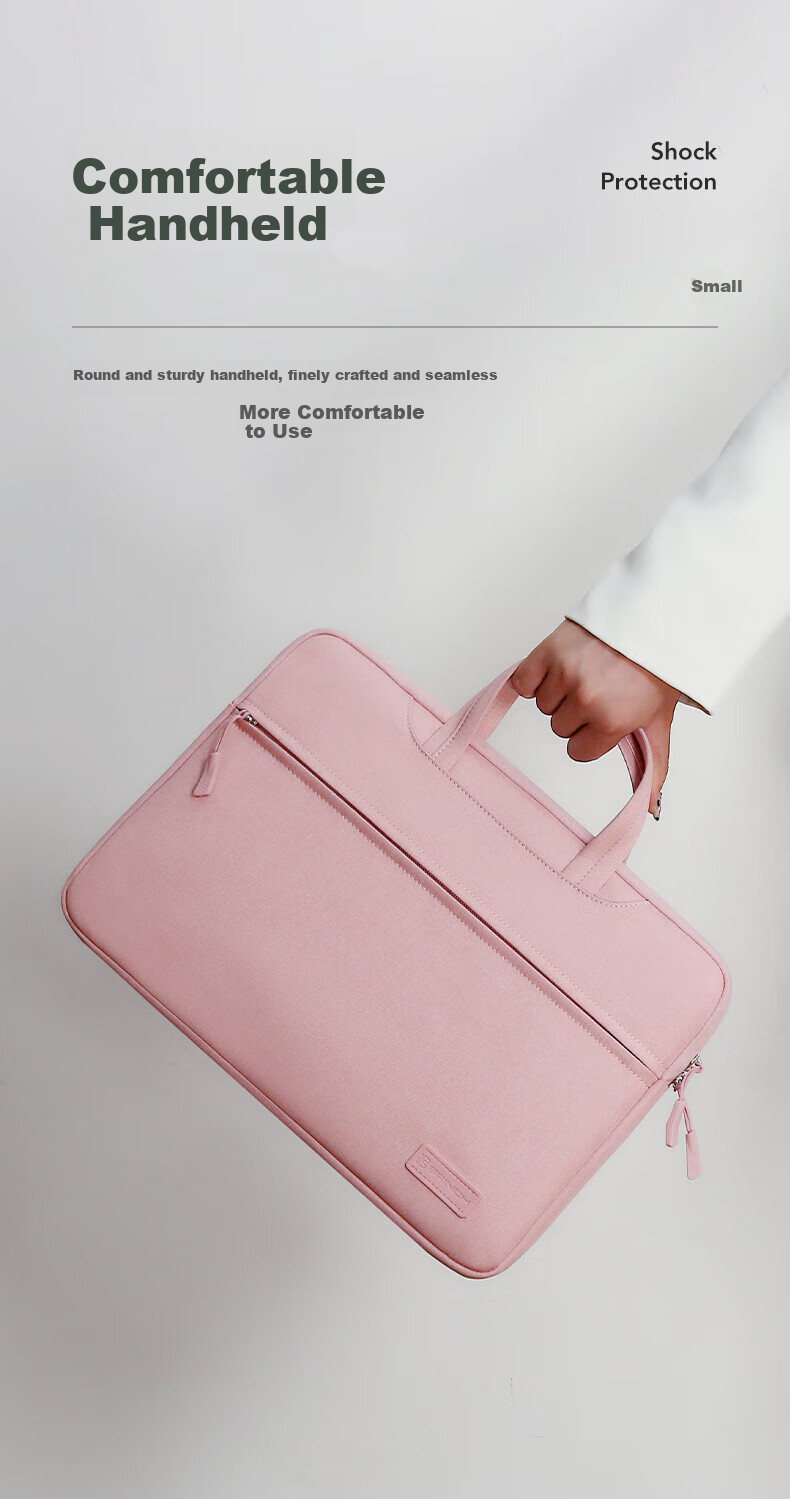 BRINCH Laptop Bag Handheld Suitable for Men And Women, Compatible with Huawei Apple 12/13.3-Inch Business Lightweight Notebook Computer Bag 2