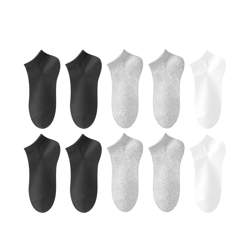 MiiOW 10 Pairs Disposable Socks for Men, Spring And Autumn Travel Business Trip Daily Disposable Socks, Men's Cotton Socks, Lazy No-Wash Short Socks