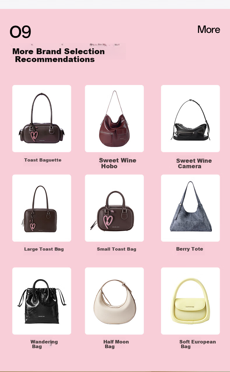 AMAZING SONG Women's Handbag, Toast Bag Medium Size, Cowhide Shoulder Crossbody Bag, High-End Niche Commuter Practical Ins Style Tote Bag Gift 21