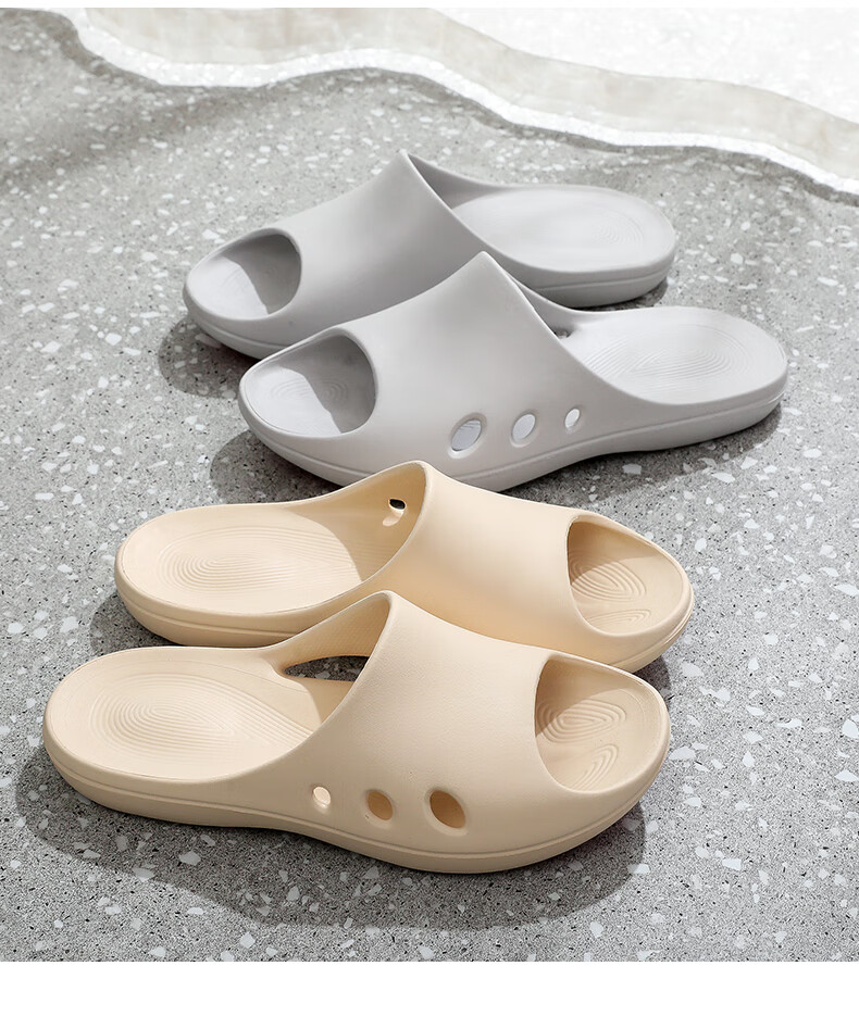 XGGC Elderly Non-Slip Slippers Men Bathroom Shower Special Pregnant Women Summer Large Size Indoor Cool Slippers Women 10256 16