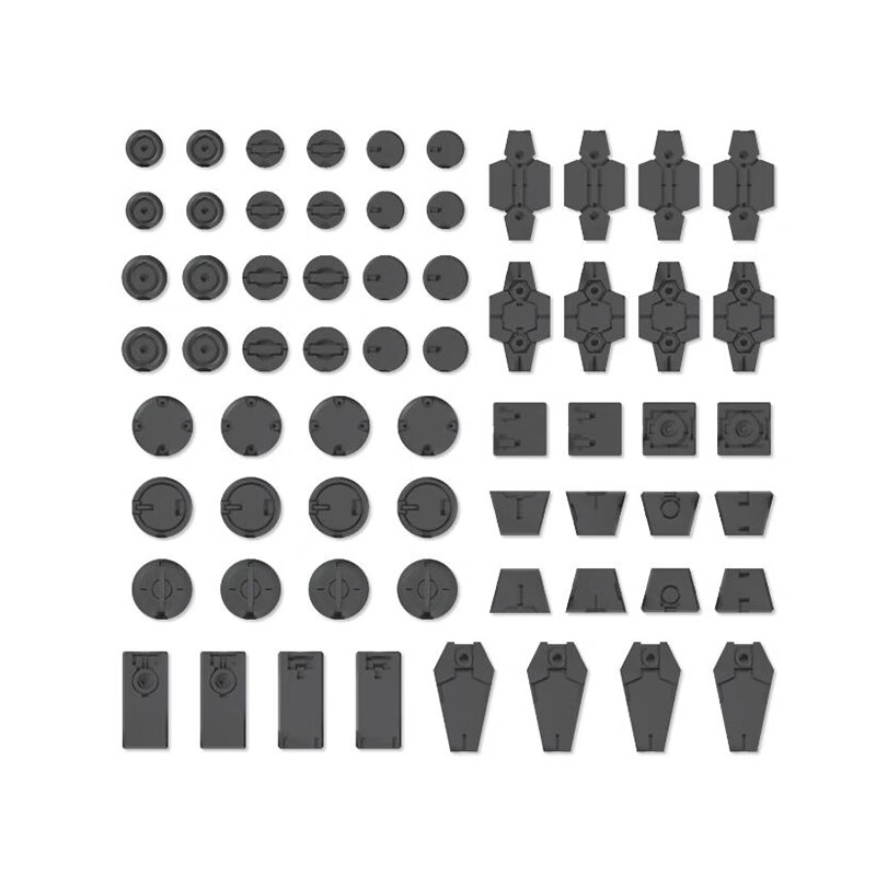 BANDAI 30MM Custom Material, Decorative Parts 1, Gray, Assembly Model 5