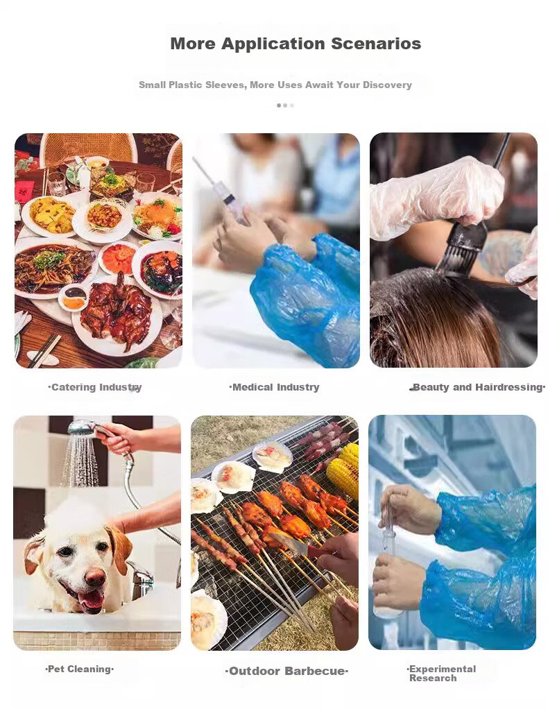 Mici Disposable Arm Sleeves, Long 40cm Wide 22cm, 100 Pieces/pack, MC0-E05 Transparent, One Size Fits All 12