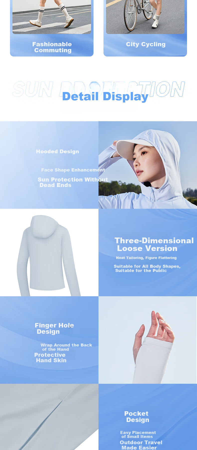 Jordan Ice Skin 4.0 Women's Sunscreen Jacket Cold White UPF100+ 2026 Summer New Outdoor Lightweight Breathable Coat 12