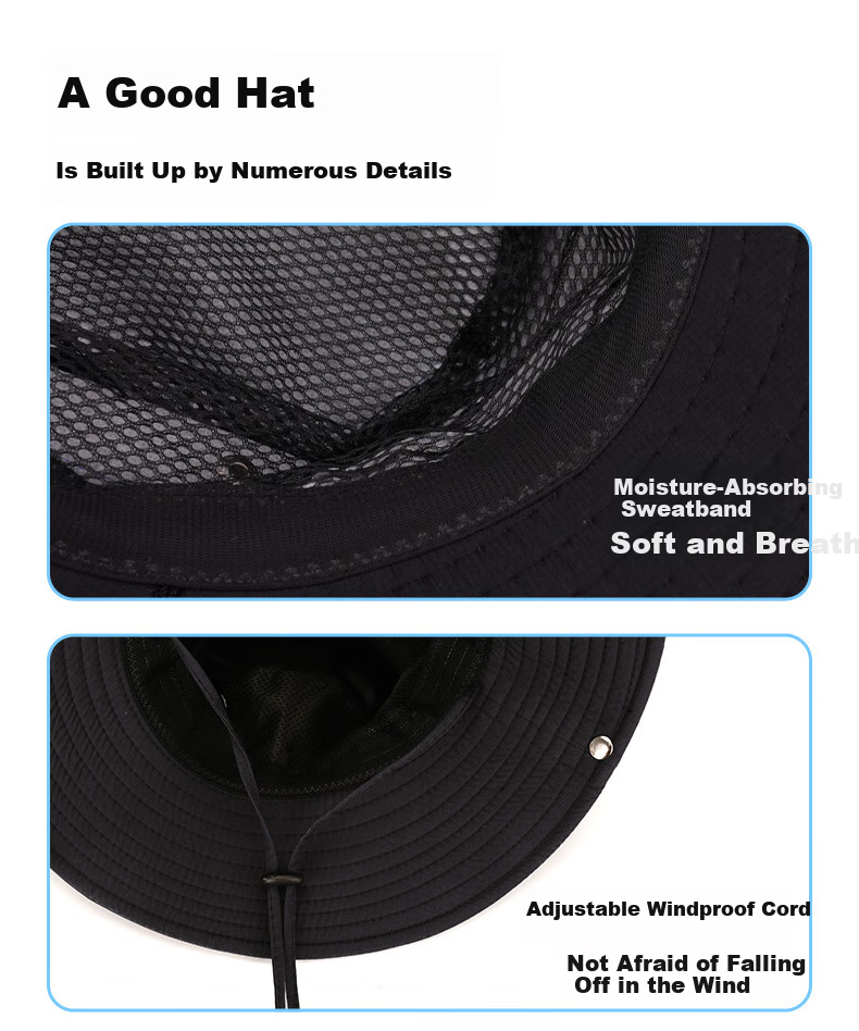 CARTELO Sun Protection Hat for Men And Women, Summer Outdoor UV-Resistant Sun Hat for Cycling, Hiking, Fishing And Beach Wear 9