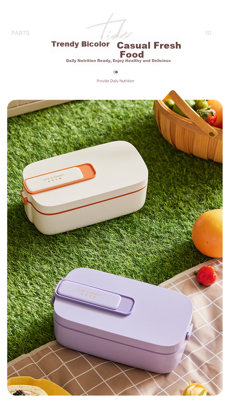 LIFE ELEMENT Rechargeable Electric Lunch Box, No Water Required, Student Lunch Box, Portable, Car-Friendly/USB Rechargeable Power Bank, Freezing Food Storage Container, F79-01 13