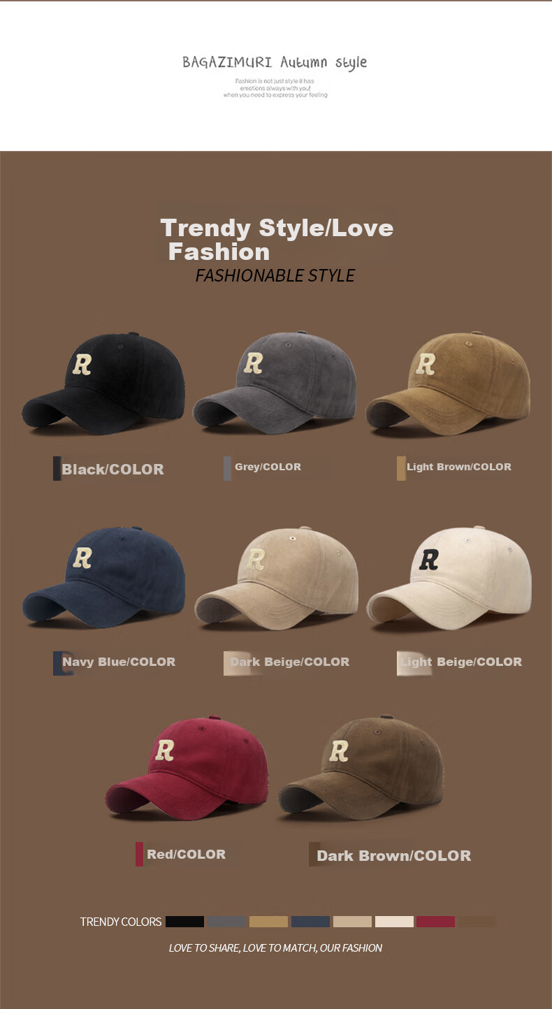 Jiancai Baseball Cap for Men And Women, Trendy Versatile Outdoor All-Season Sports Fishing Sun Hat, Simple Letter Sun Visor Cap 1