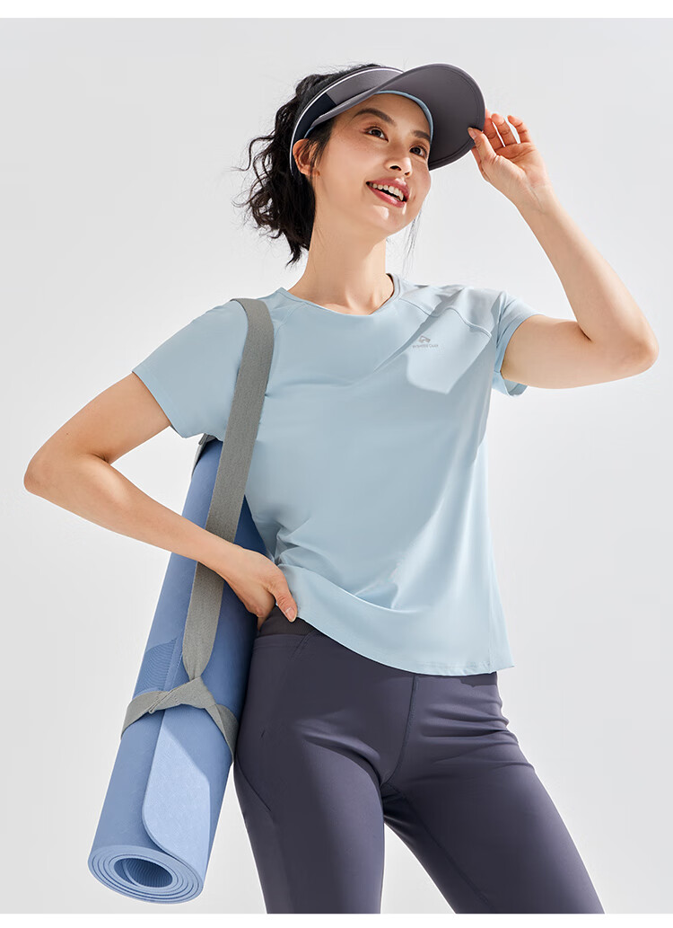 Pioneer Camp Women's Quick-Dry T-Shirt Summer New Breathable Sports Quick-Dry Outdoor Fitness Running Crew Neck Short Sleeve Top 10