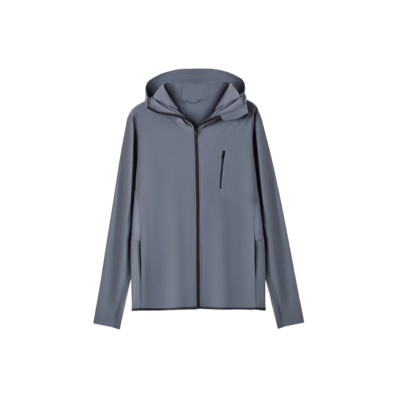 JD Jingzao UPF500+ Ice Silk Sun Protection Jacket Men's Sun Protection Clothing Unisex Thin Outdoor Fishing Casual Blue S