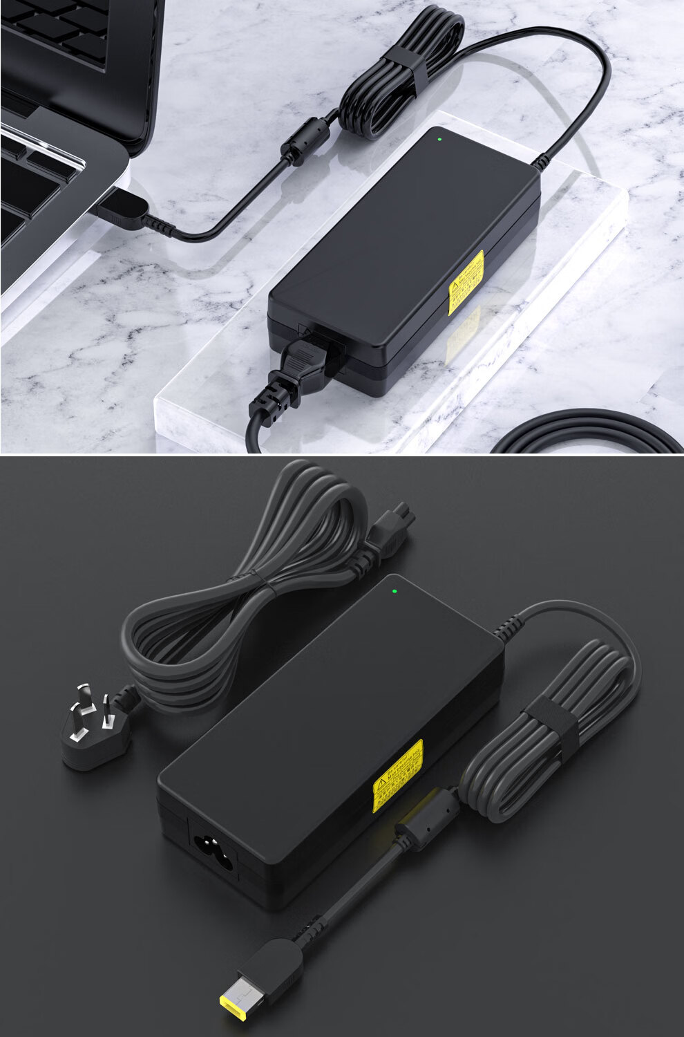 Delippo Charger for Lenovo Gaming Laptops, 20V 8.5A Square Port with Pin, 170W Power Adapter Suitable for Legion Y7000T, 440P, P50P51W541 Power Supply 3