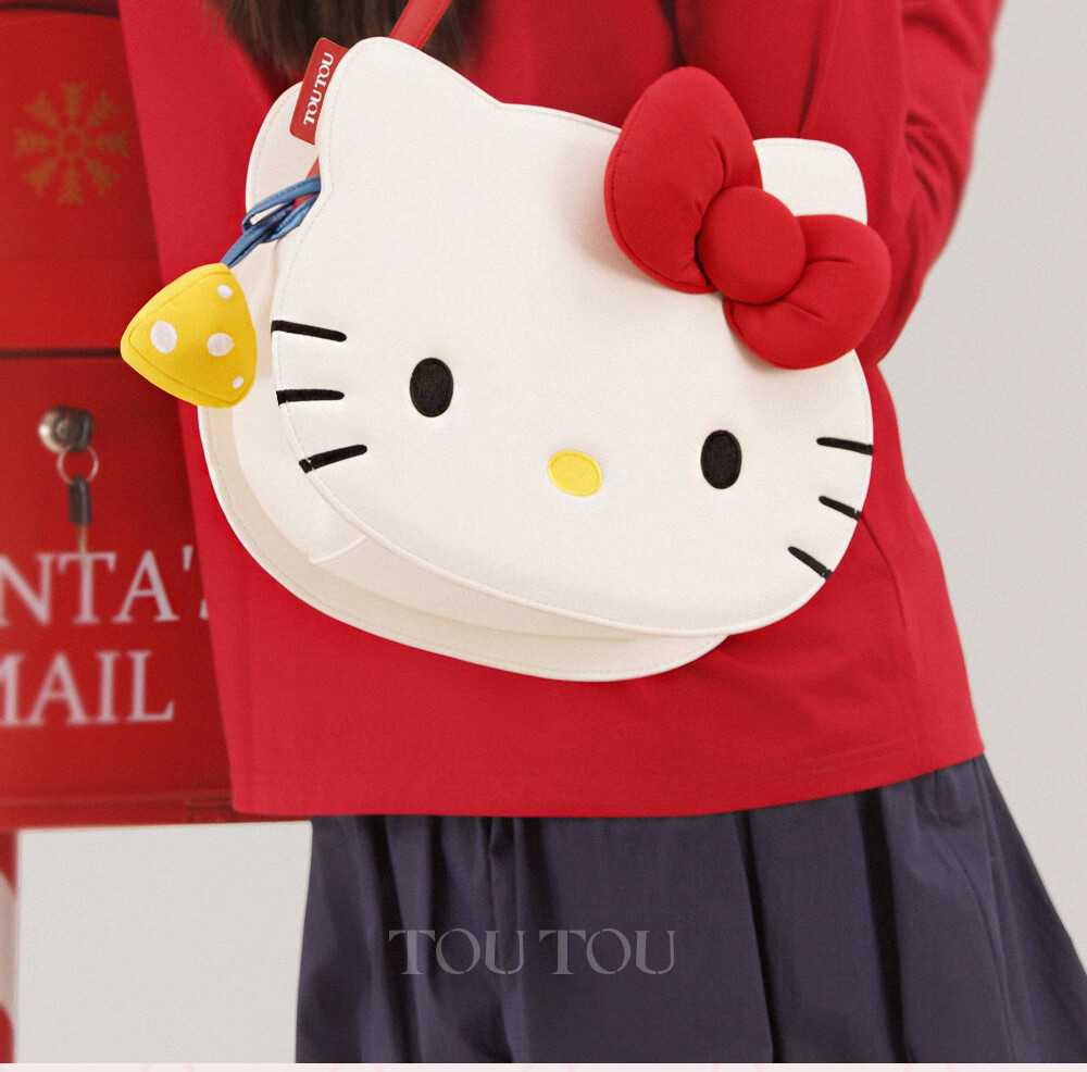 Toutou Hello Kitty Kitten Shoulder Bag, Underarm Bag, Birthday Gift for Best Friends, Tote Bag 21