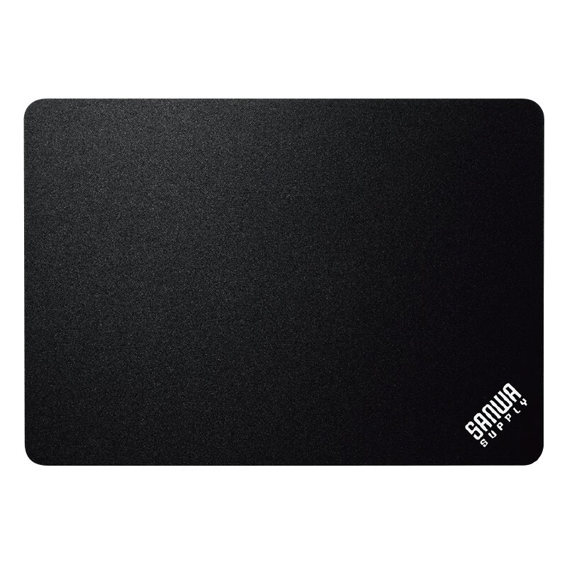 Sanye Medium Thin Mouse Pad Fine Surface Non-Edge Locking Rubber Anti-Slip Office Gaming C4 Black Standard 250*176
